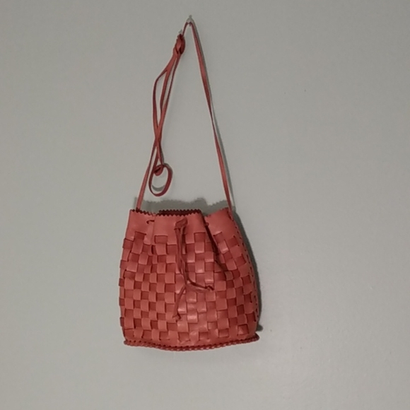 Woven Leather Crossbody Bag - Picture 2 of 7